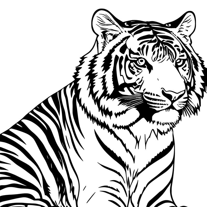 realistic tiger with wings