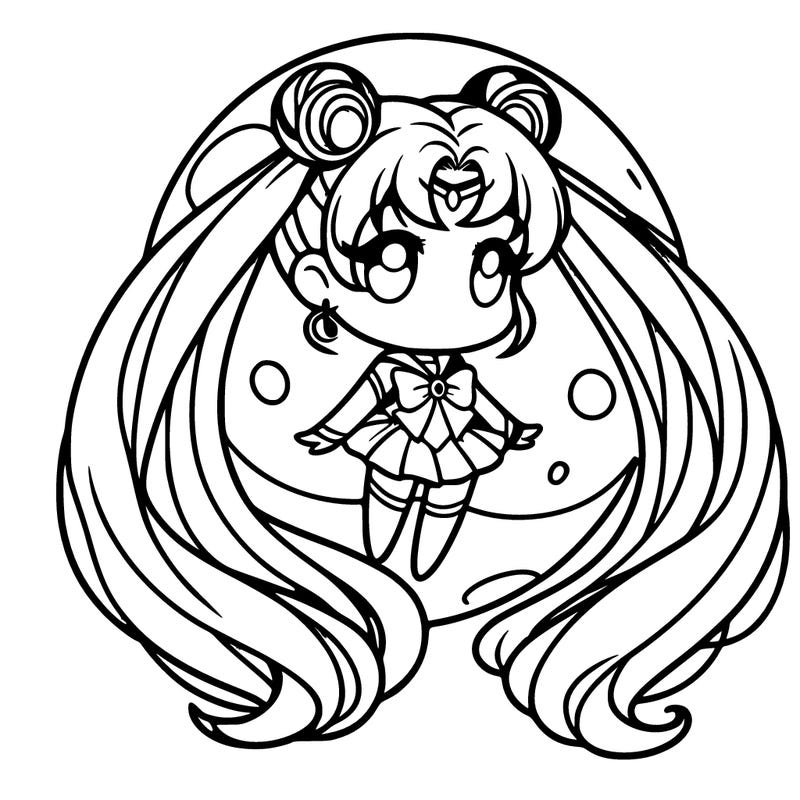 hatsune miku on the moon