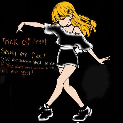 realistic girl danceing