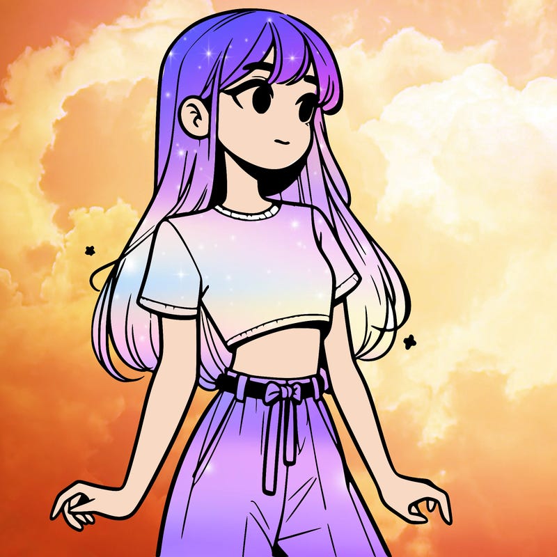 girl in a cute crop top