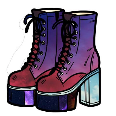 boots with a heel bottom