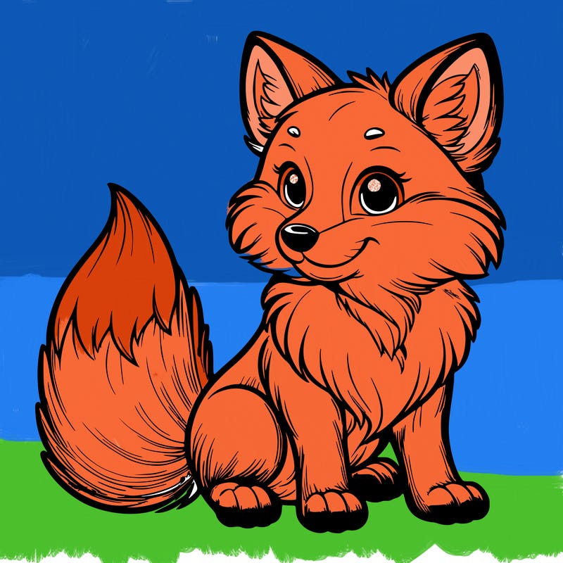 realistic fox
