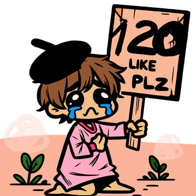 small poor toddler crying with sign that says 2 like plz