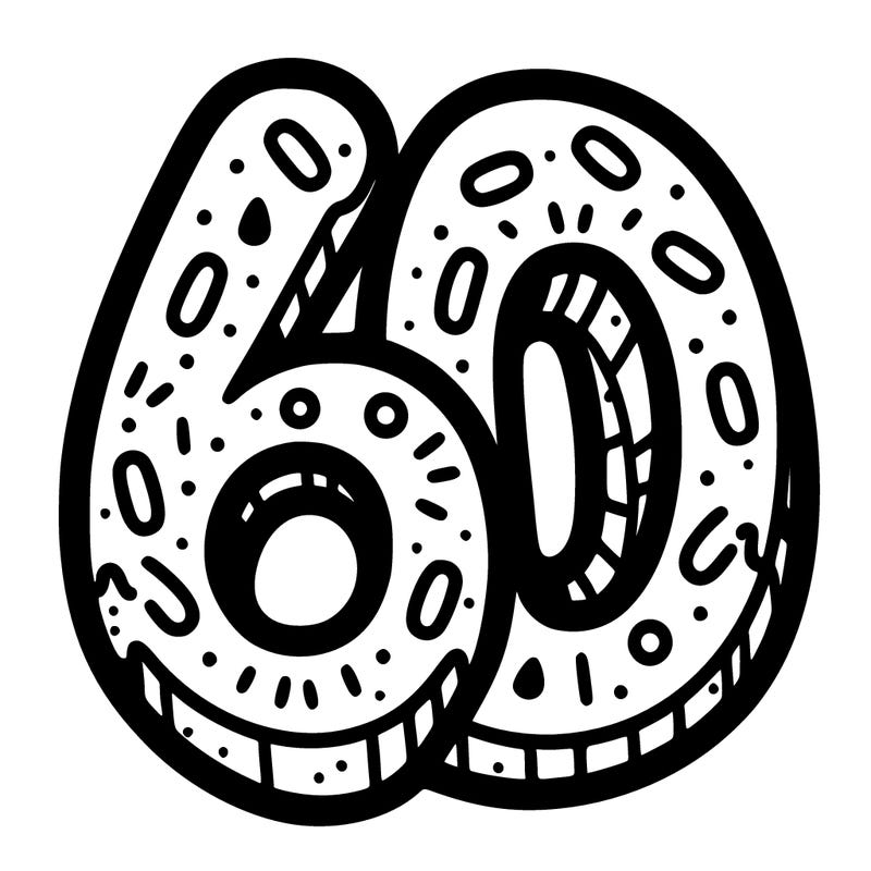 the number 60