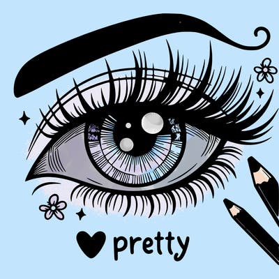 pretty eye