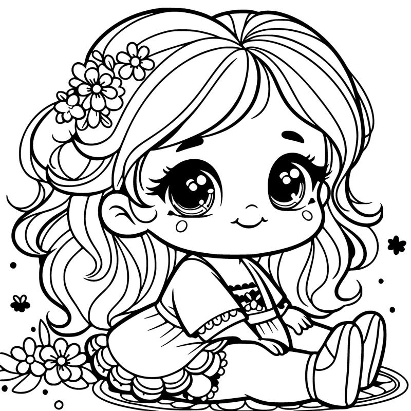 girly cute baby girl