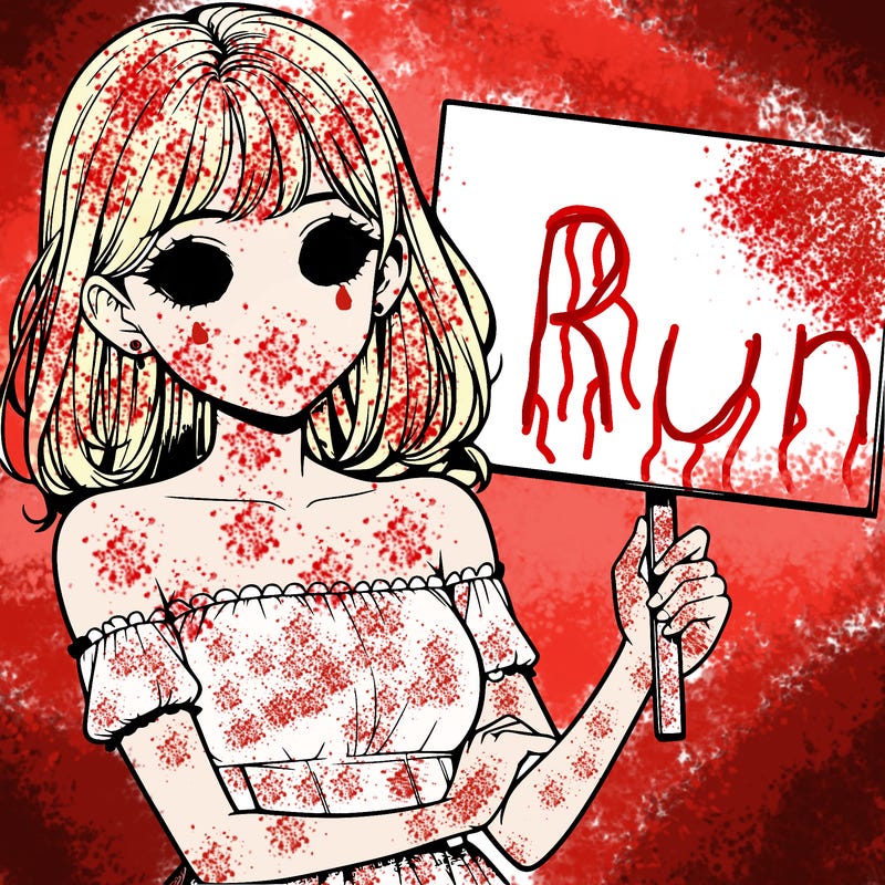 realistic pretty girl holding blank sign