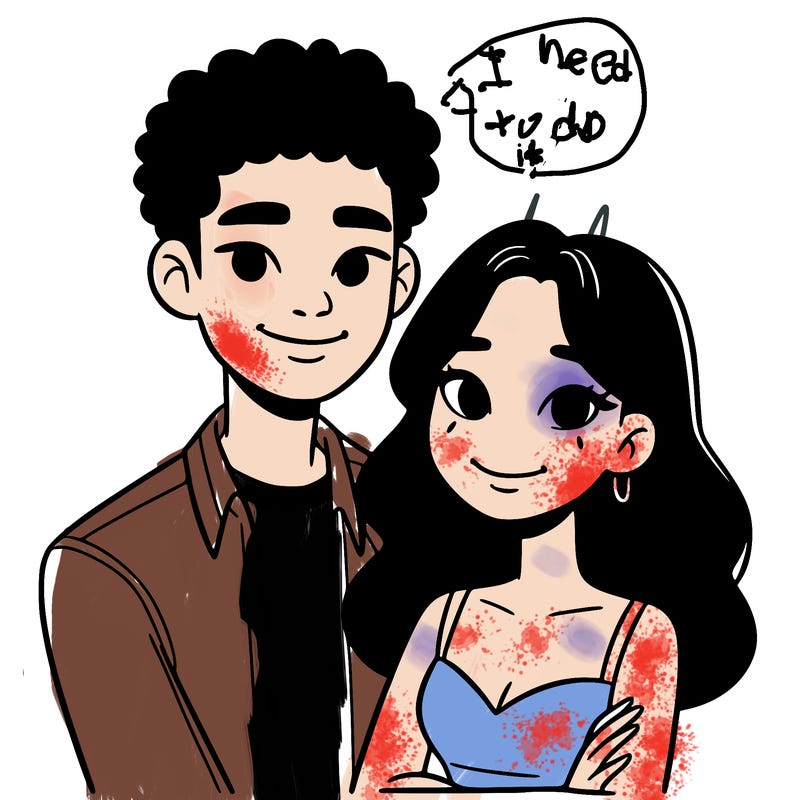 black woman and asian man couple