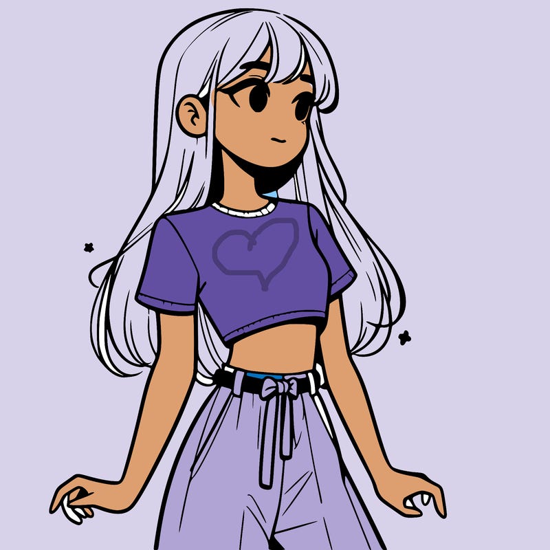 girl in a cute crop top