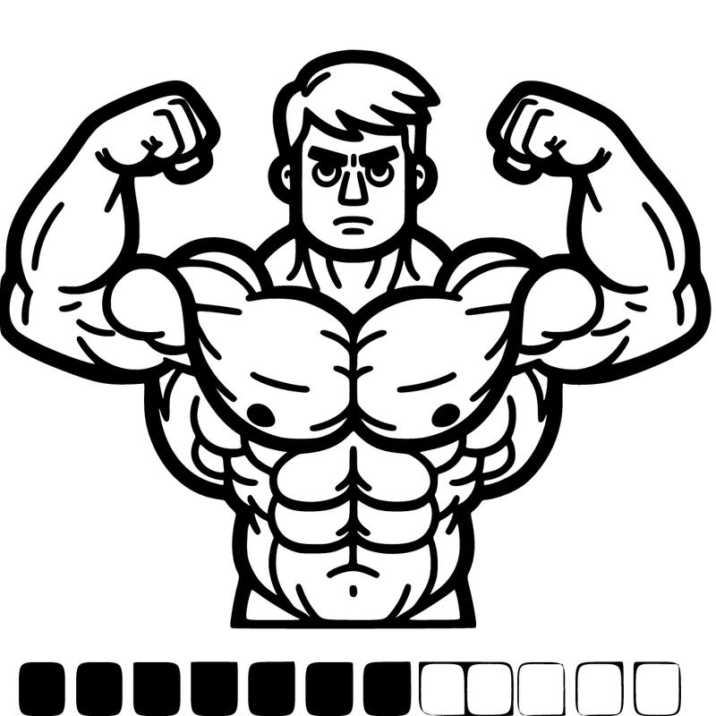 i really really really really really buff man