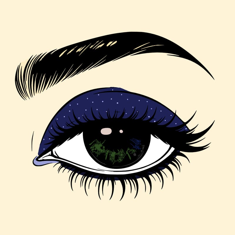 eye closed realistic