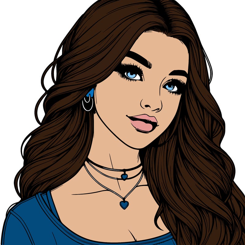 detailed realistic girl