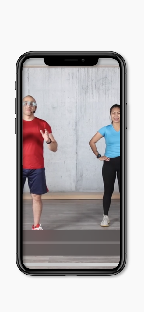 HIIT FIT: Transformation - Dos instructores de fitness demostrando ejercicios en el video de la aplicación HIIT FIT