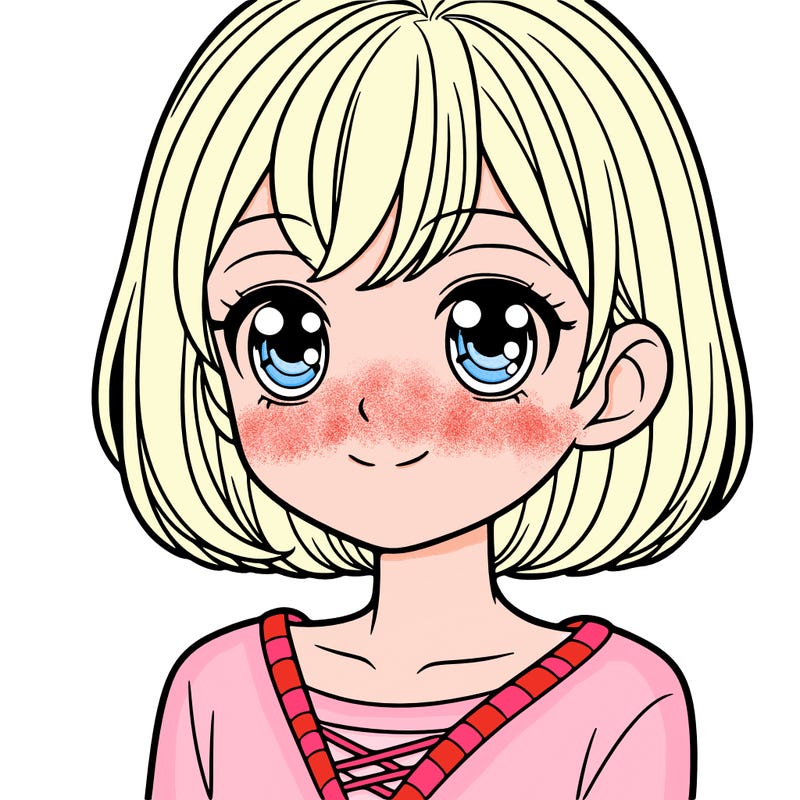 girl with short hair