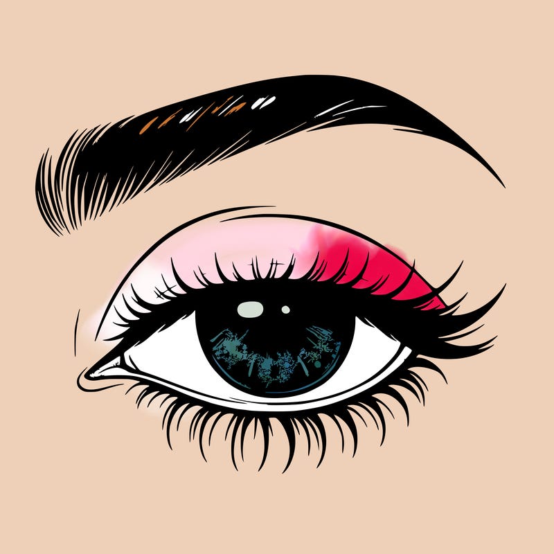 eye closed realistic