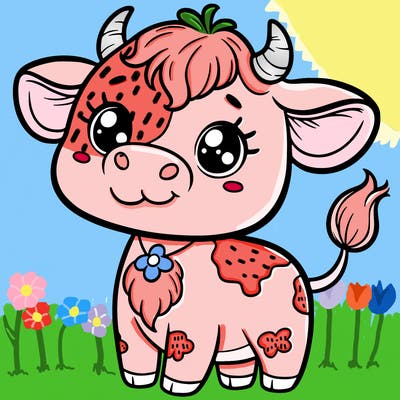 cute cow