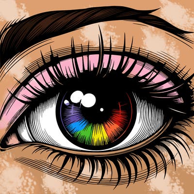 realistic eye