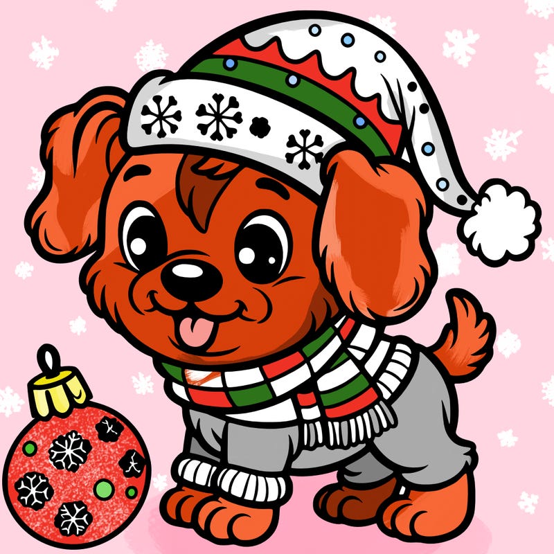 christmas dog