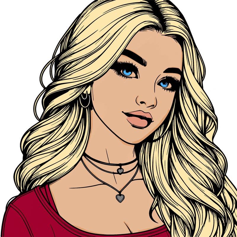 detailed realistic girl