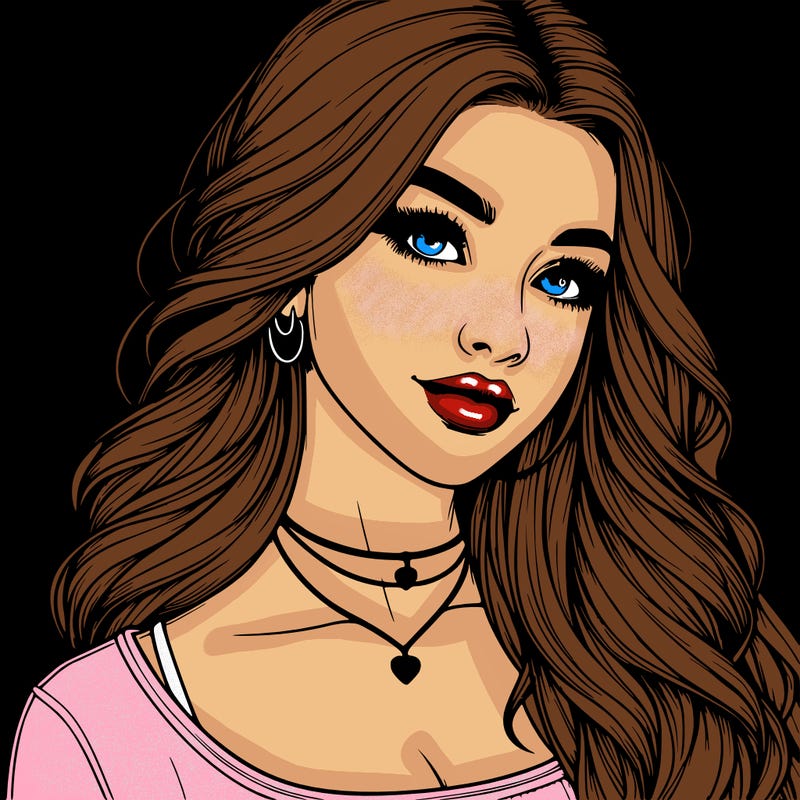 detailed realistic girl