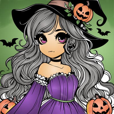 realistic girl halloween