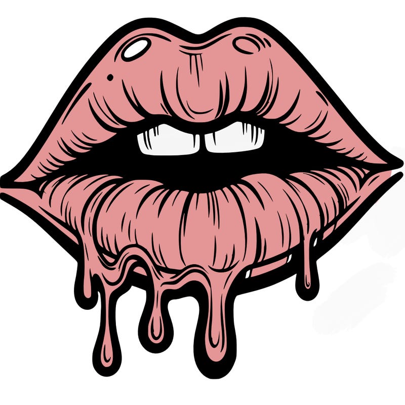 lips that look realistic and drip