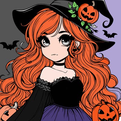 realistic girl halloween