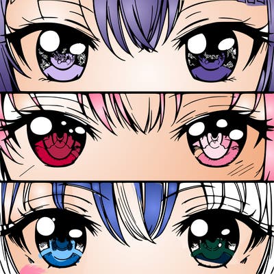 anime eyes