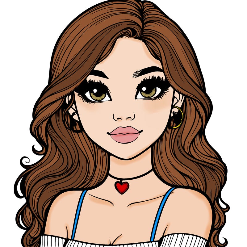 realistic pretty girl