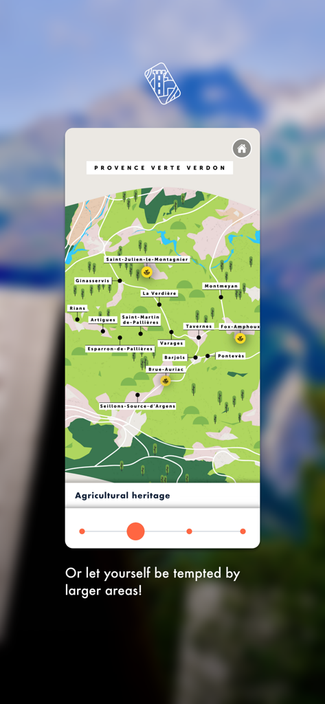 Archistoire - Interactive heritage map of Provence in the Archistoire app