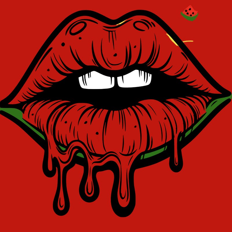 lips that look realistic and drip