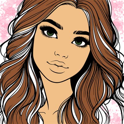 beautiful realistic girl