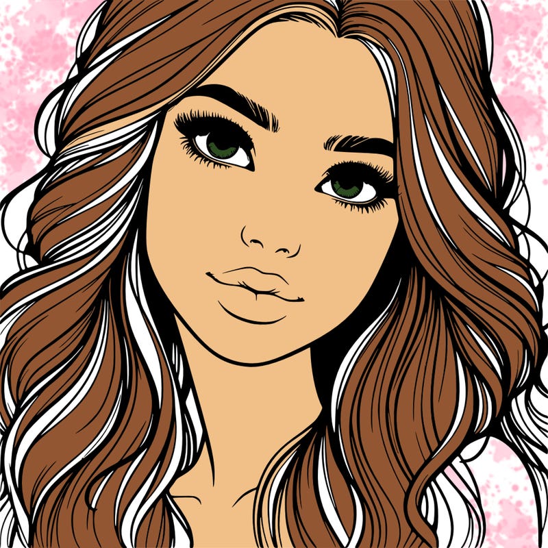 beautiful realistic girl