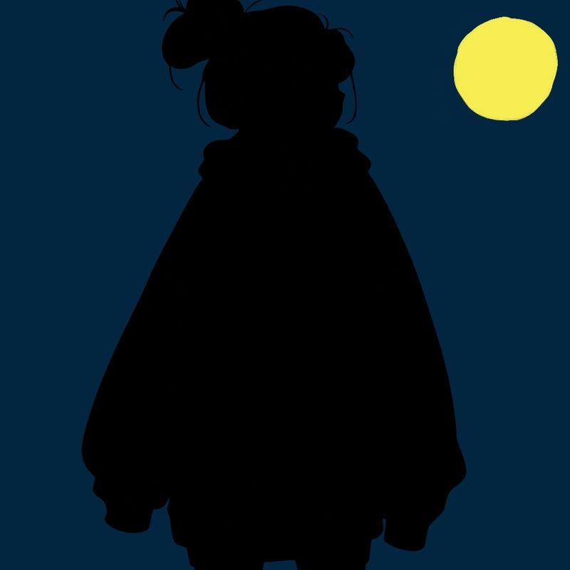 realistic girl with a oversized sweatshirt on and a bun