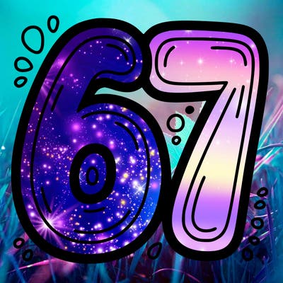the number 67