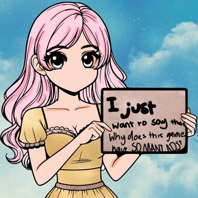 realistic pretty girl holding blank sign
