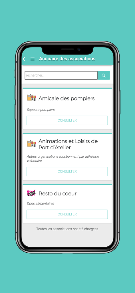 Maelis - A list of local community associations and charities in the Maelis app directory