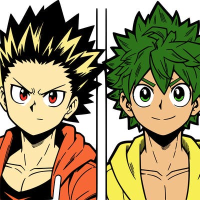 bakugou and izuku