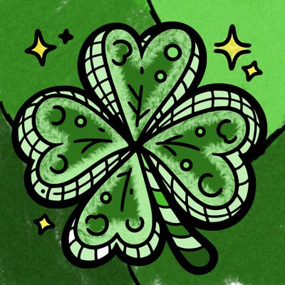 easter four leaf clover