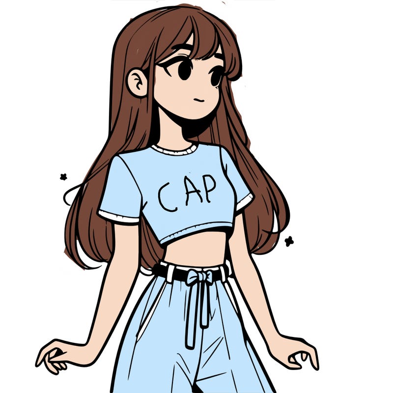 girl in a cute crop top