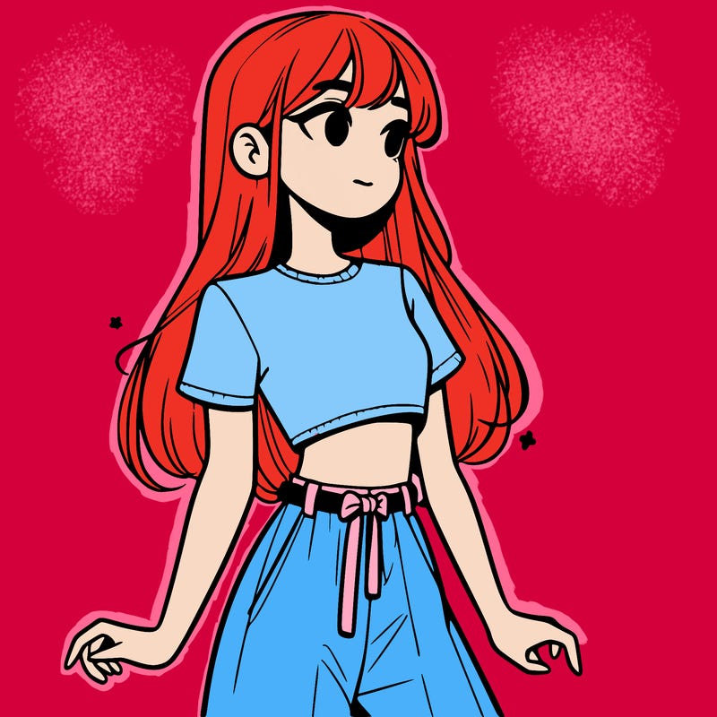 girl in a cute crop top