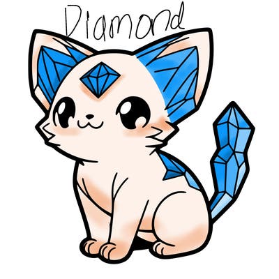 crystal kitten