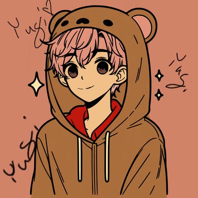 a 17 year old boy in a cute animal hoodie