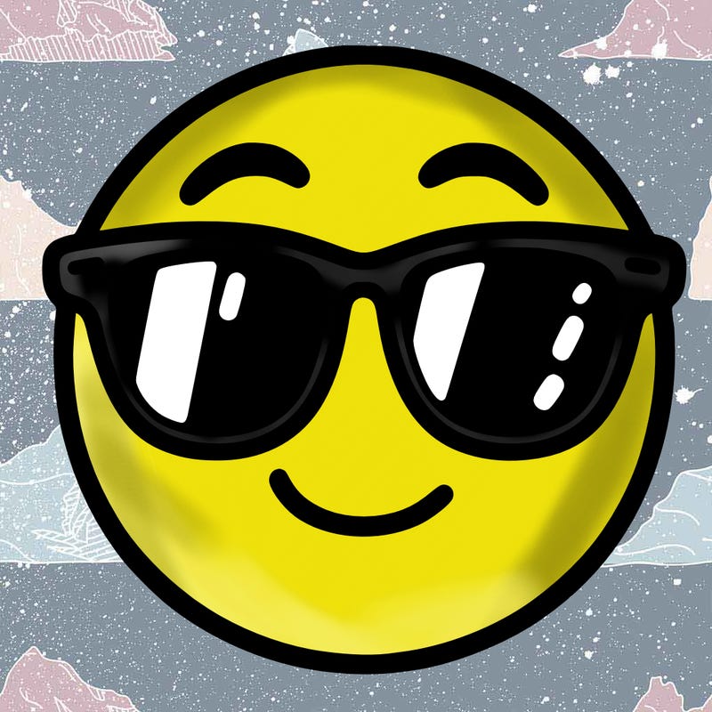 emoji with sunglasses