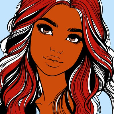 beautiful realistic girl