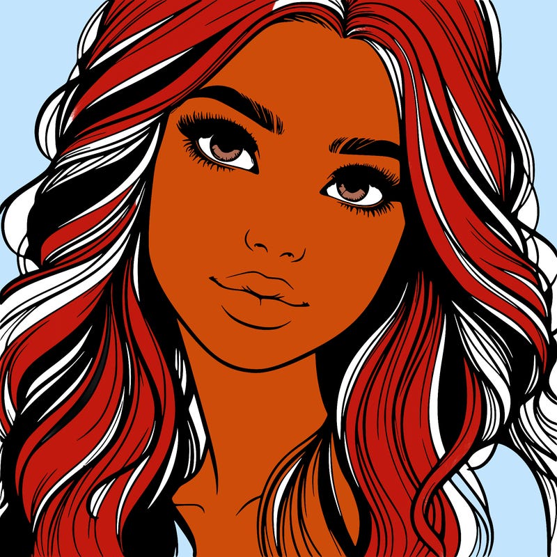 beautiful realistic girl