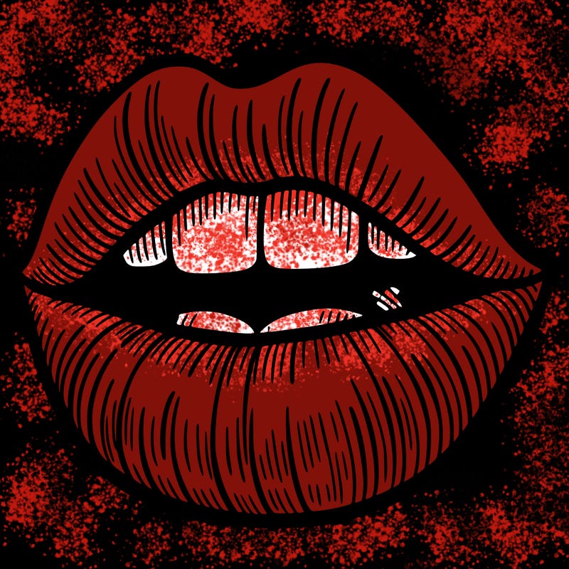 lip drawing