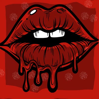 lips that look realistic and drip