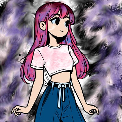 girl in a cute crop top