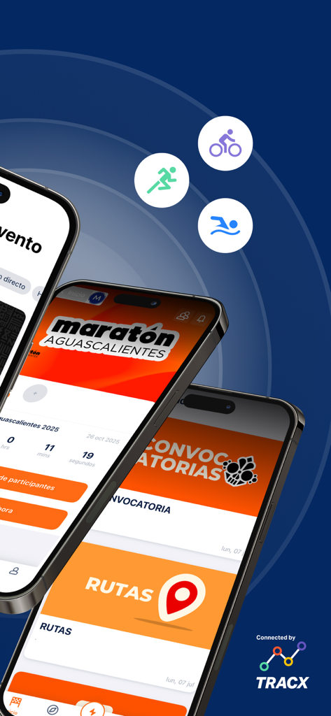 Marcate - Marcate mobile app interface for marathon timing and participant tracking